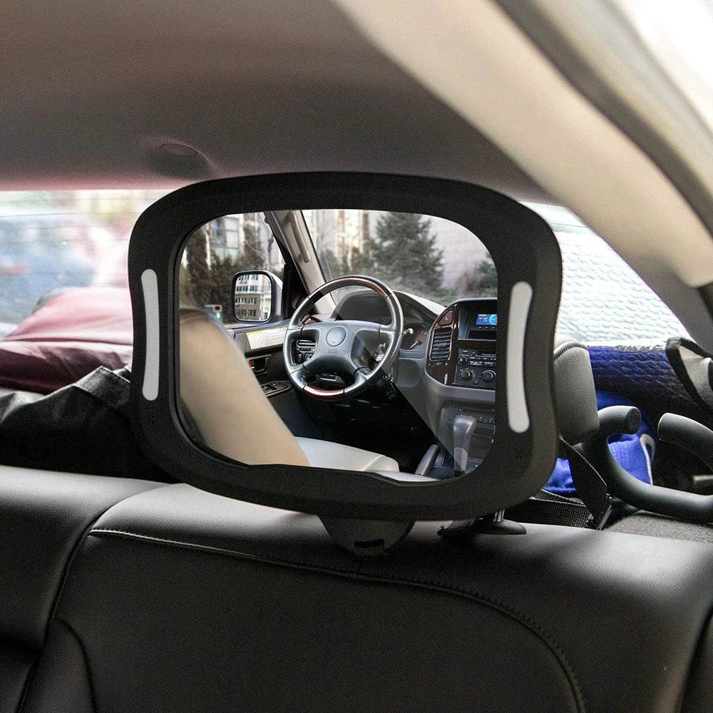 Miroir voiture bébé | Vision LED 360