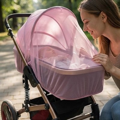 Moustiquaire poussette​ avec maille