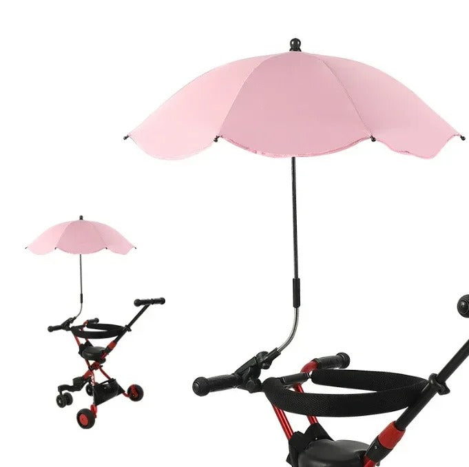 ombrelle pour poussette rose