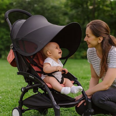 Par soleil pour poussette​ pratique