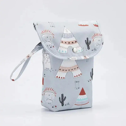 petit sac a langer avec motif indien