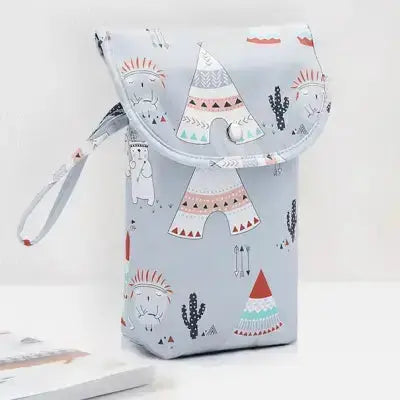 petit sac a langer avec motifs indien