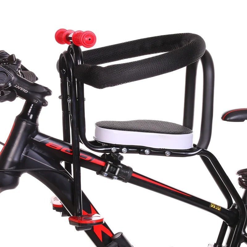 porte bebe avant velo gris