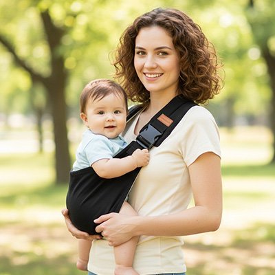 porte bébé écharpe doux