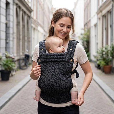 Porte bebe leopard 1 an