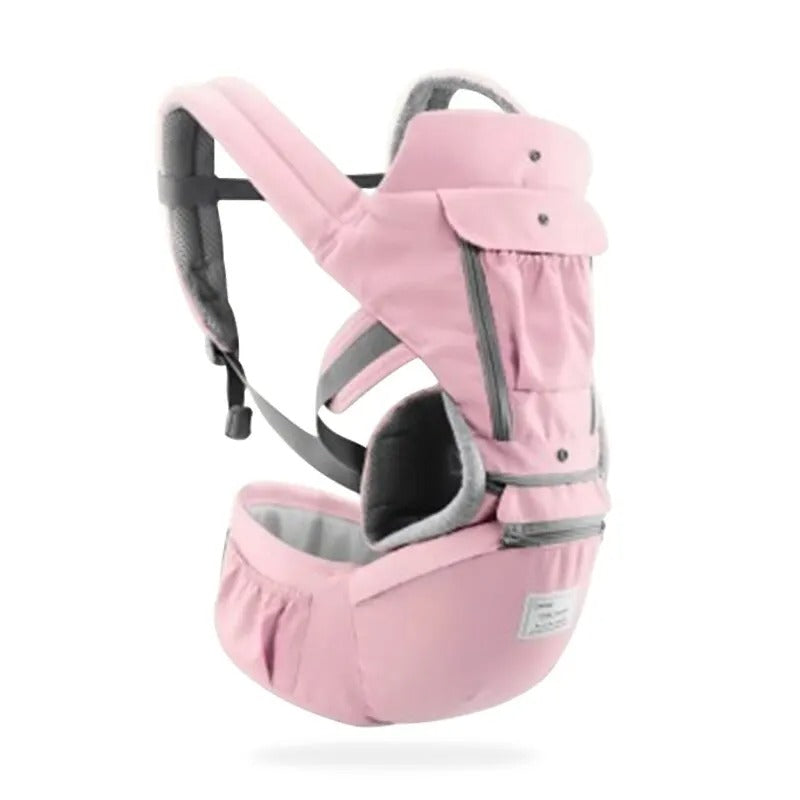 porte bebe nouveau ne rose gris