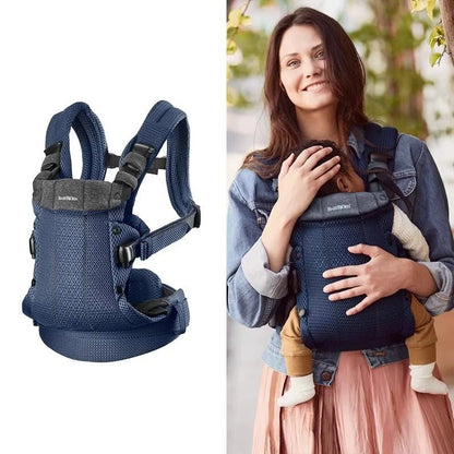 porte bebe physio bleu marin