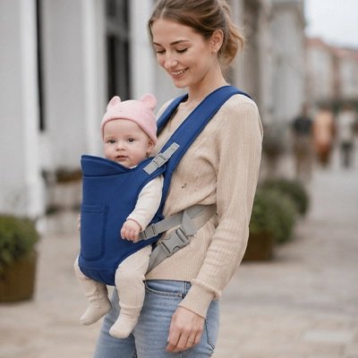 Porte bébé physiologique confortable