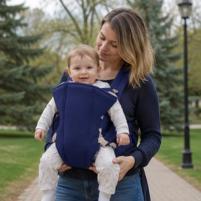 Porte bébé-physiologique doux