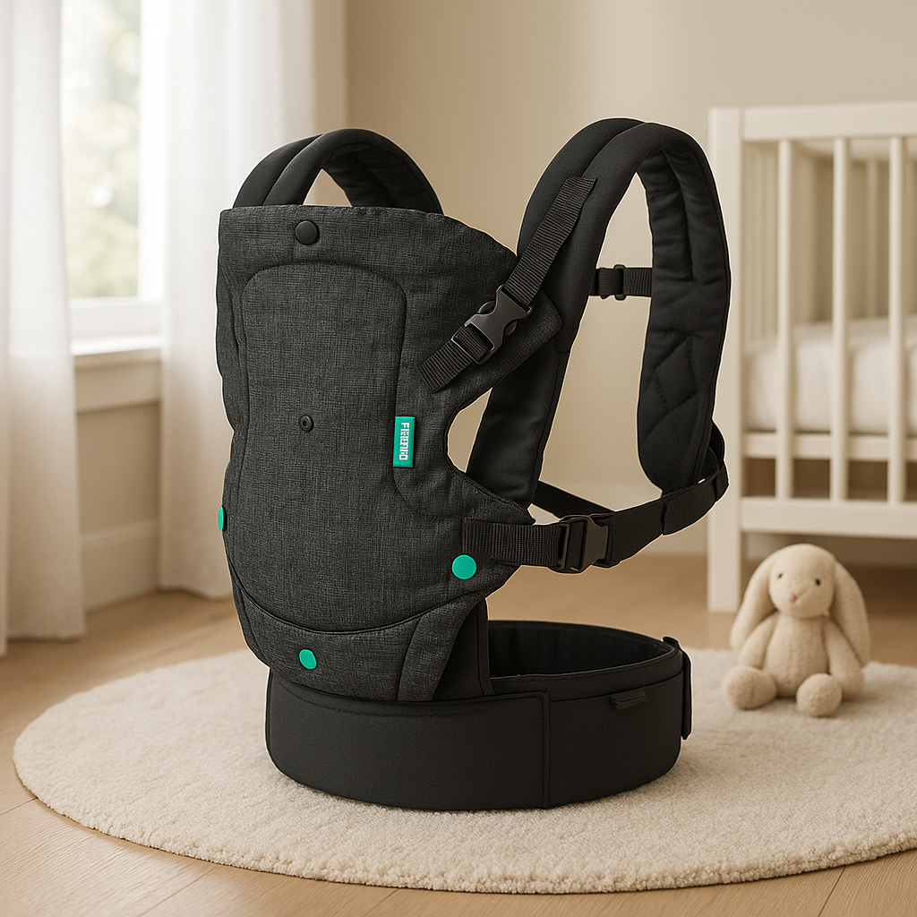 porte bebe physiologique noir
