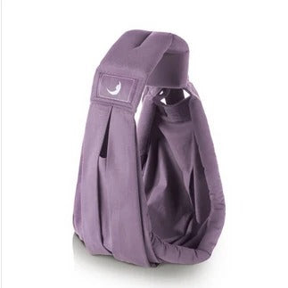 porte bebe sling mauve blanc