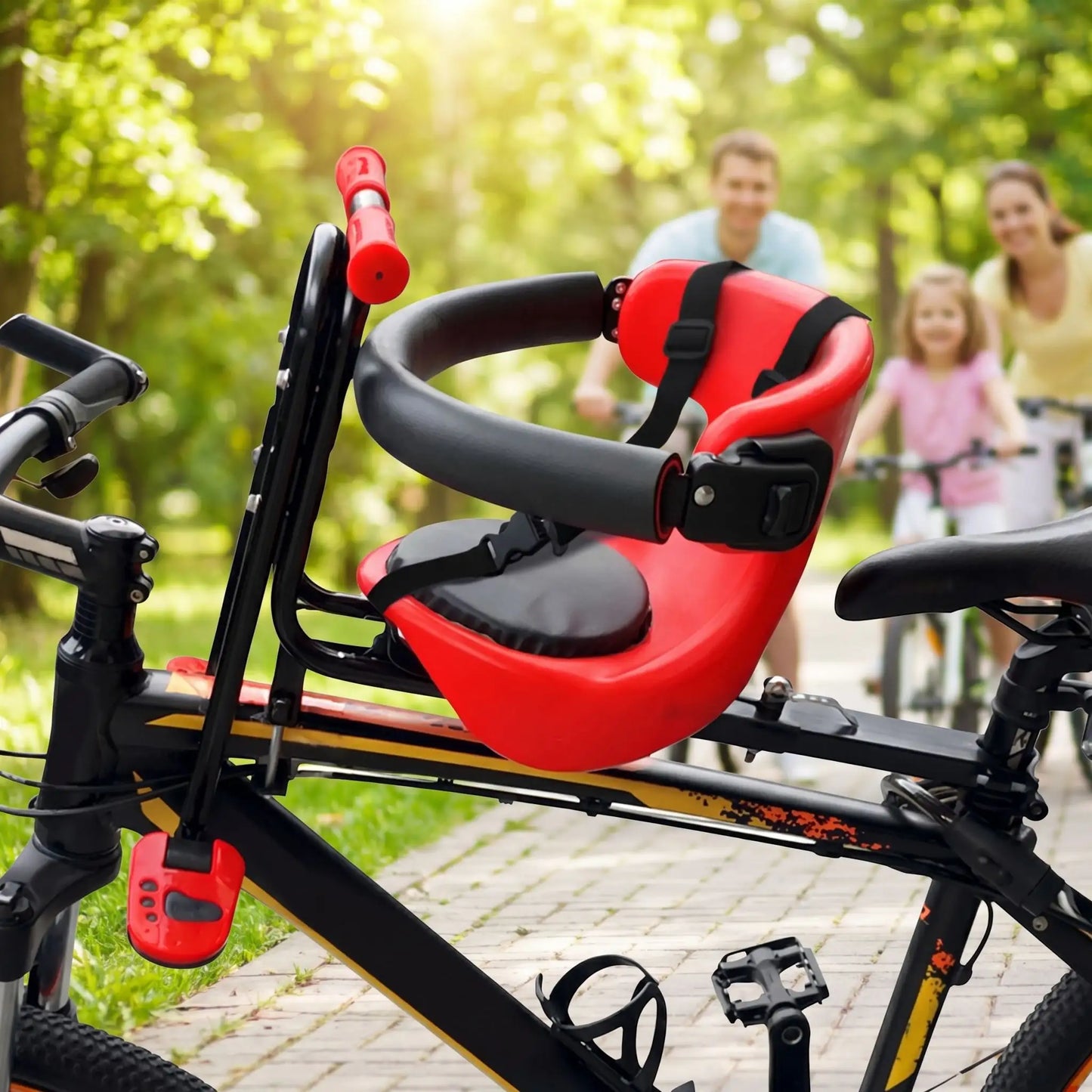 Porte bébé vélo avant | Pratique et rassurant