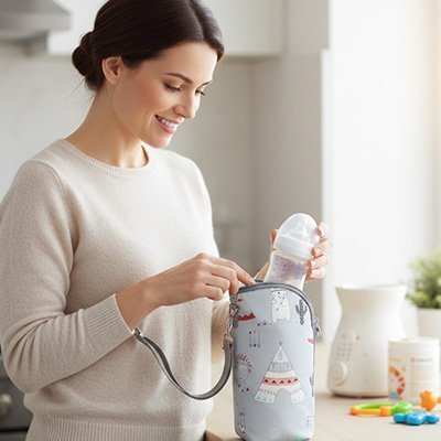 Porte biberon isotherme pratique