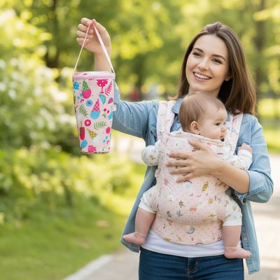 Porte biberon portable