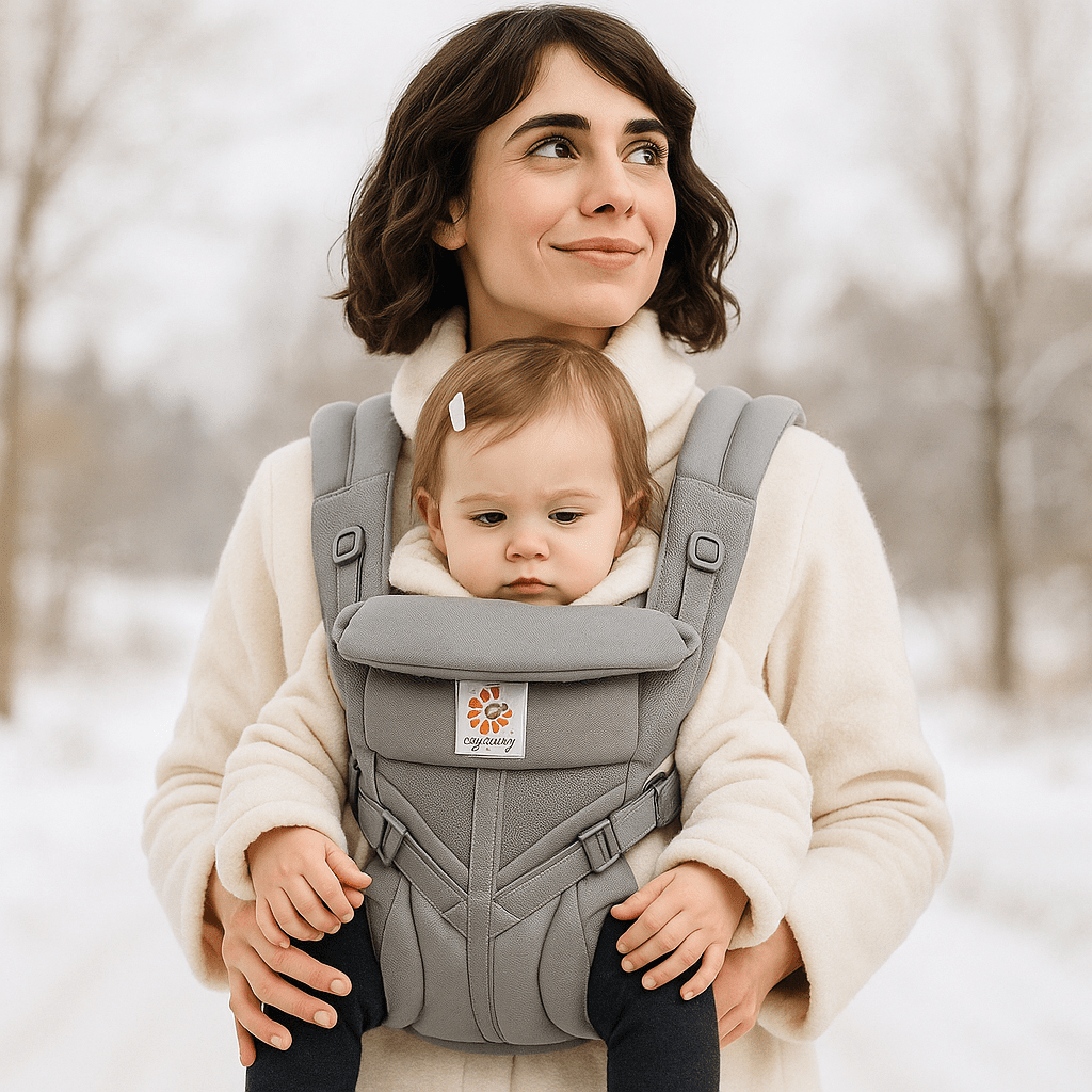 porte bébé physiologique avec bébé