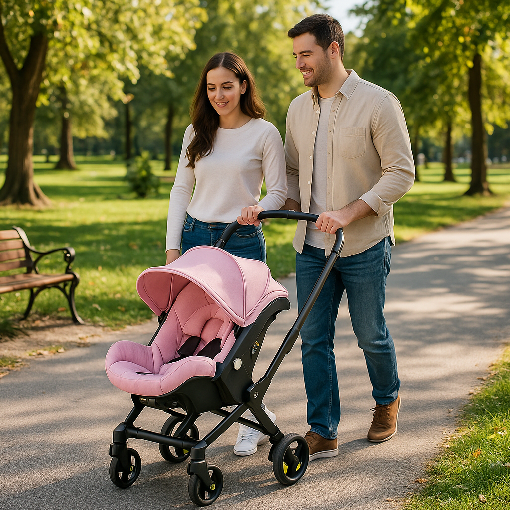 poussette 4 en 1 compacte et legere