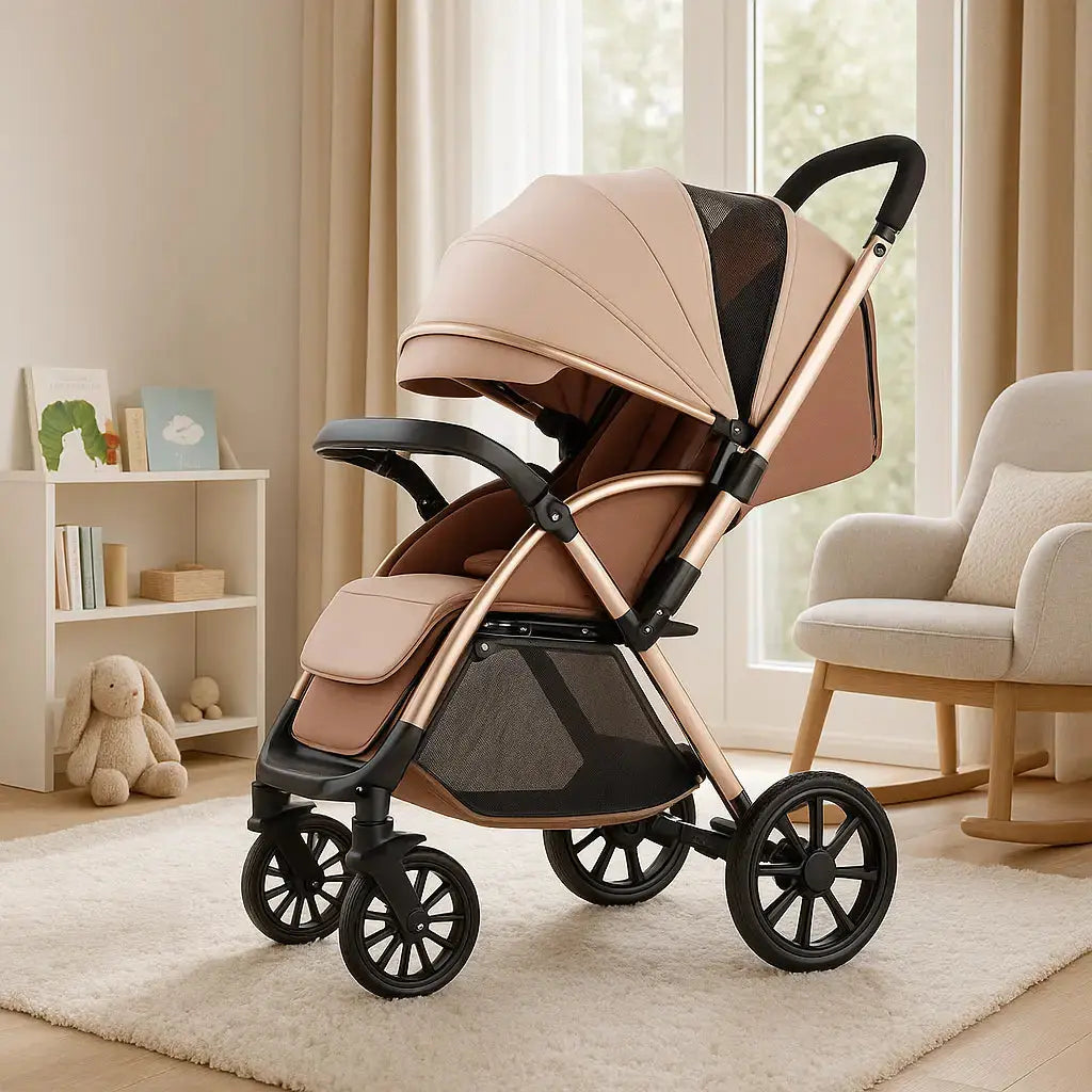 poussette pour bebes dans une chambre bebe