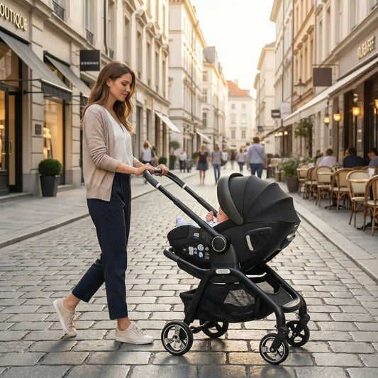 poussette 4 en 1 compacte bébé
