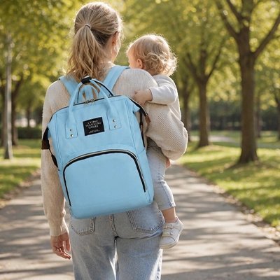 Sac a dos a langer pratique bleu