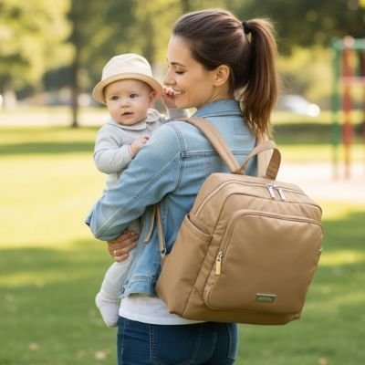 Sac a langer bebe a dos confortable