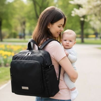 Sac a langer bebe a dos
