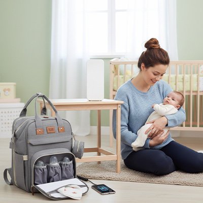sac à langer bébé luxe 3 en 1