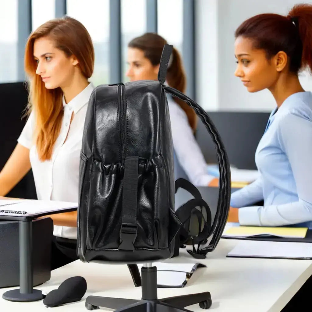 sac a langer bebe luxe sur bureau professionnel