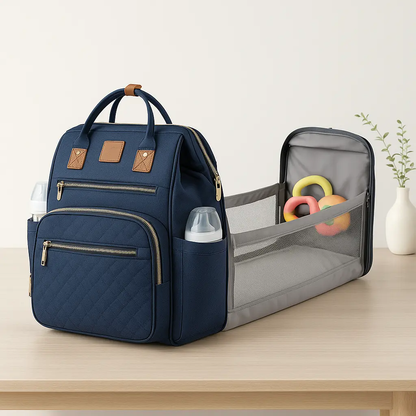 SAC A LANGER BLEU | UNISEXE Mon Transport Bébé