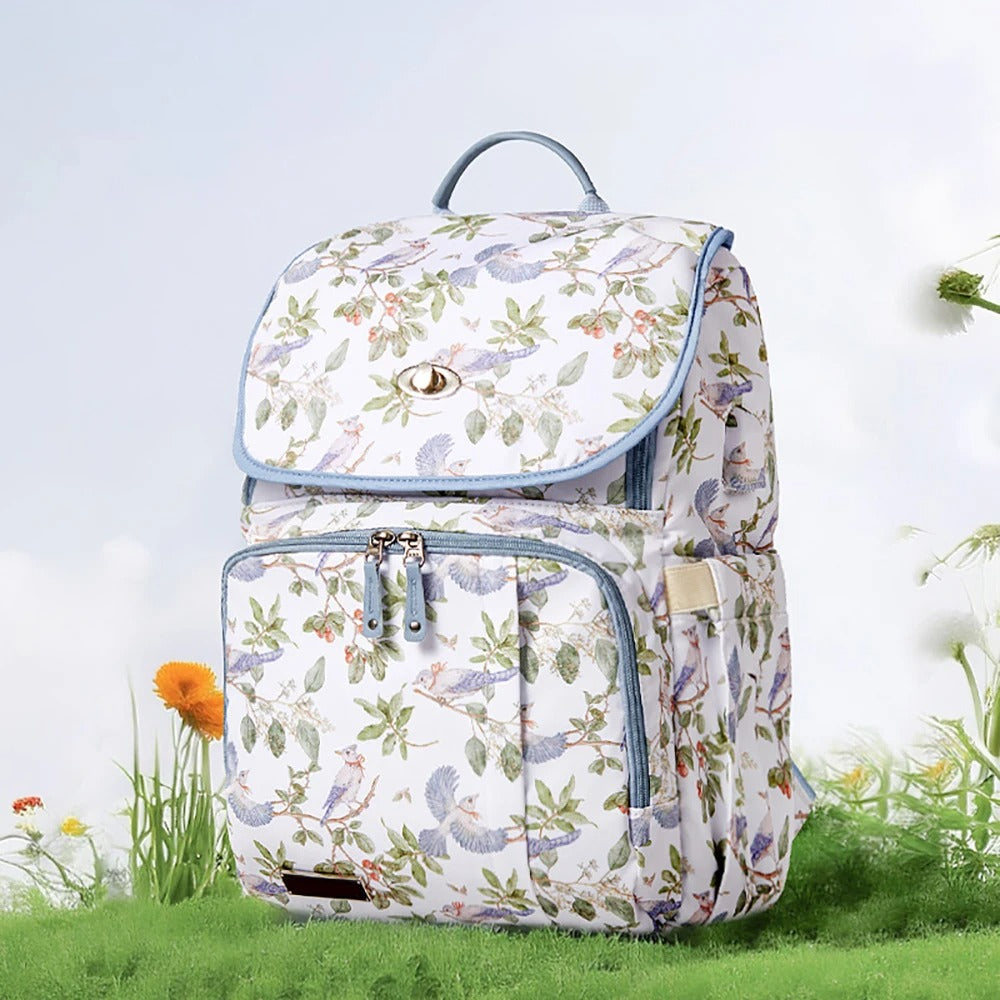 sac a langer luxe fleuri