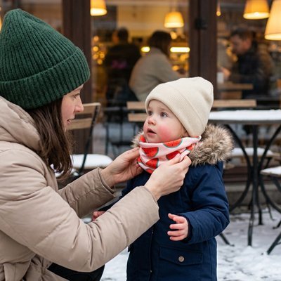 Tour de cou bebe hiver