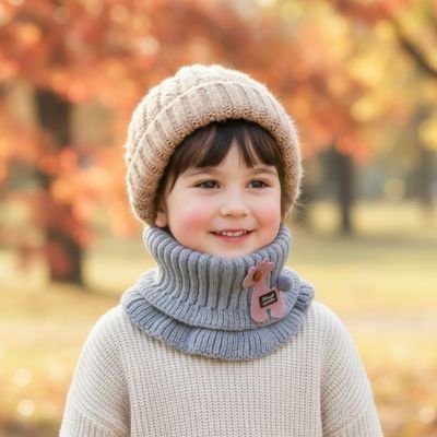 Tour de cou enfant fille automne