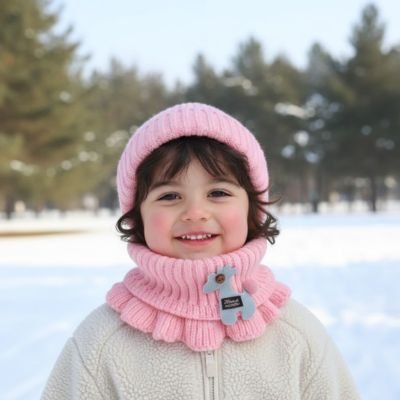 Tour de cou enfant fille doux