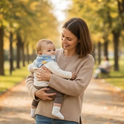 Tour de cou pour bebe printemps